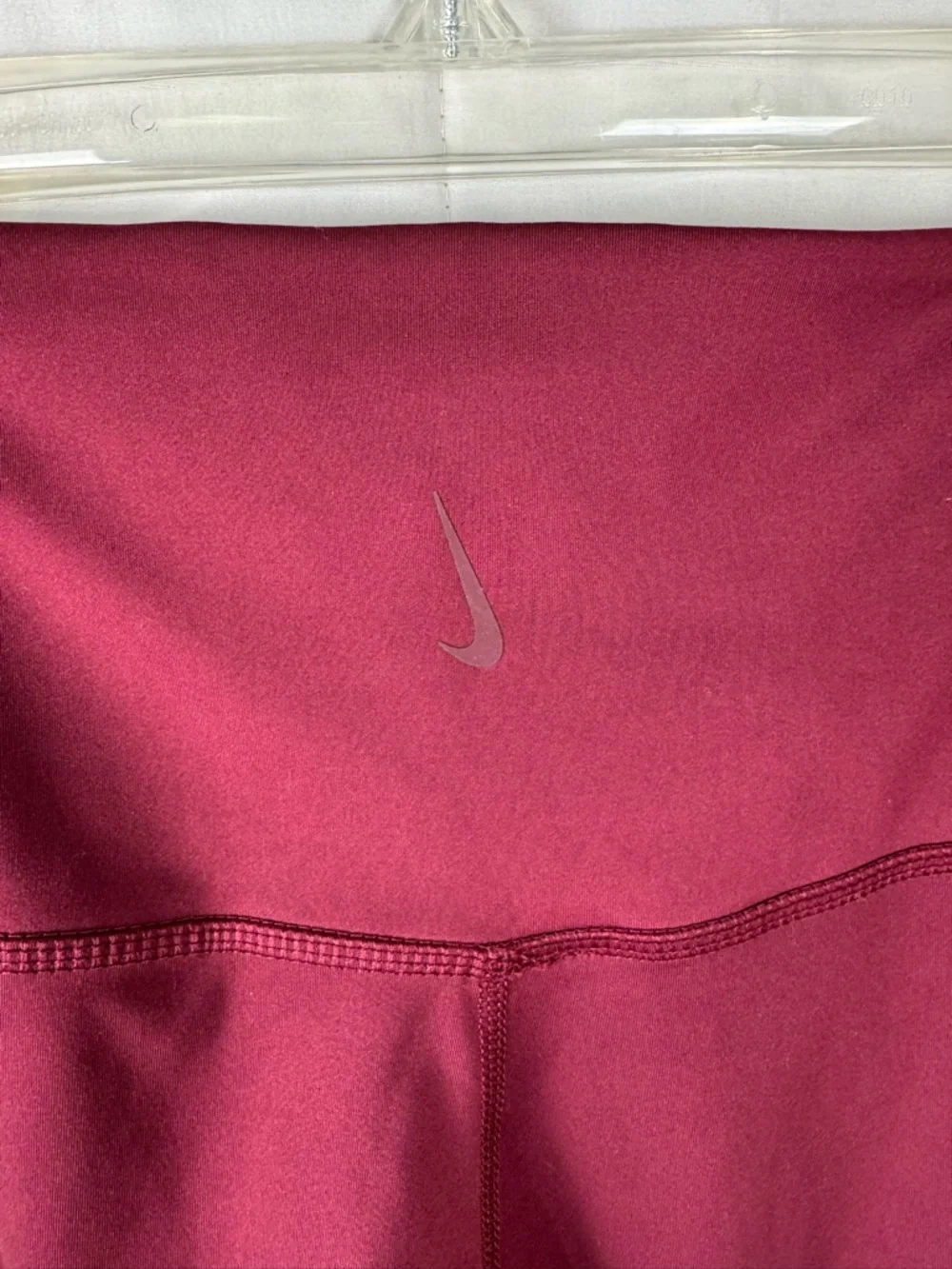 Nike Dri-FIT Yoga Leggings Women’s M Burgundy High Rise‎ Athletic